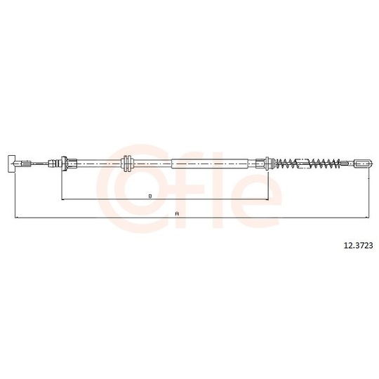 92.12.3723 - Cable, parking brake 