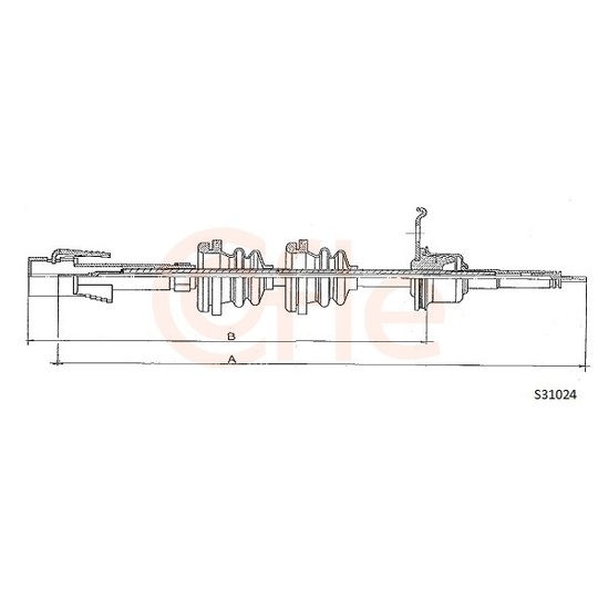 92.S31024 - Tacho Shaft 