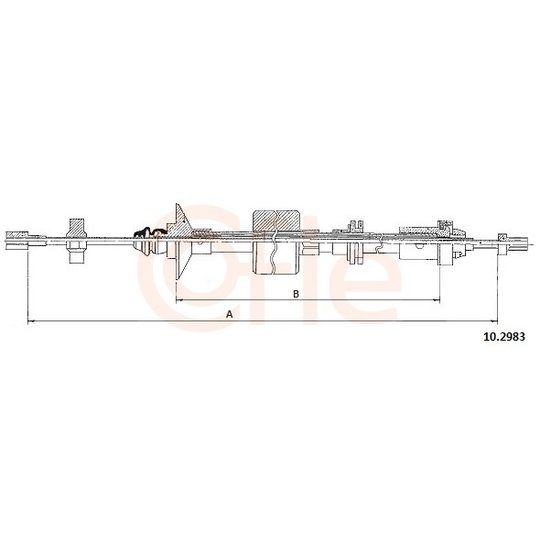 92.10.2983 - Clutch Cable 