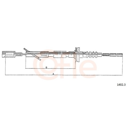 92.1402.3 - Clutch Cable 