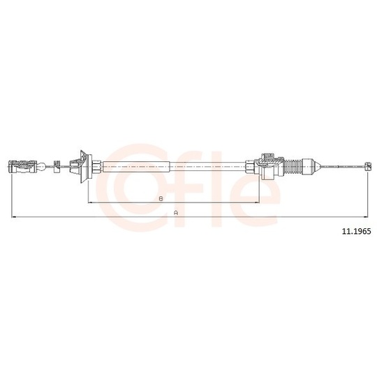 92.11.1965 - Accelerator Cable 