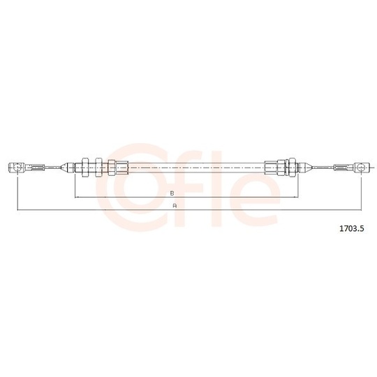 92.1703.5 - Accelerator Cable 