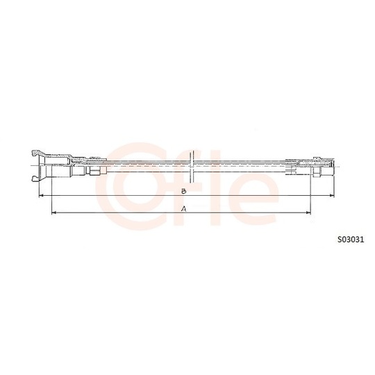 92.S03031 - Tacho Shaft 