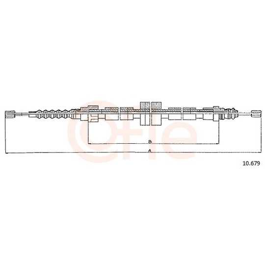 92.10.679 - Cable, parking brake 