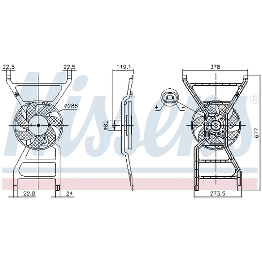 850089 - Fan, radiator 