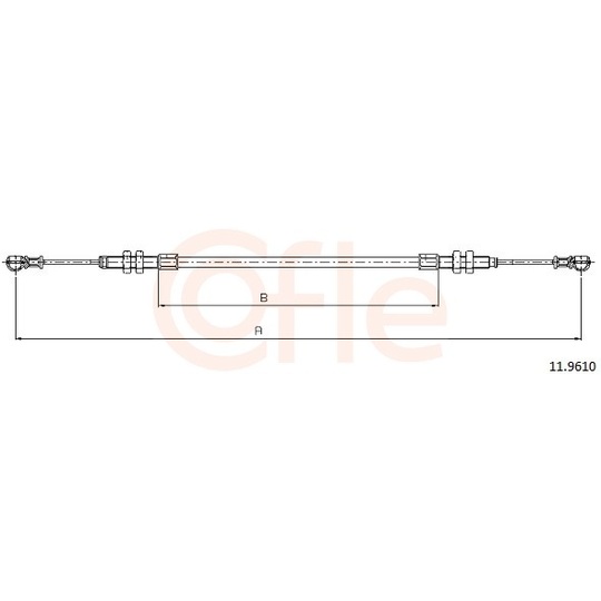 92.11.9610 - Accelerator Cable 