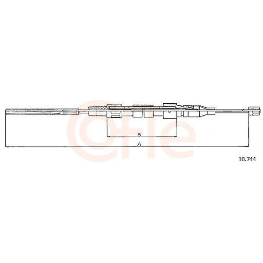 92.10.744 - Cable, parking brake 