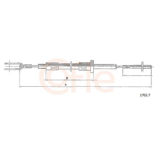 92.1702.7 - Clutch Cable 