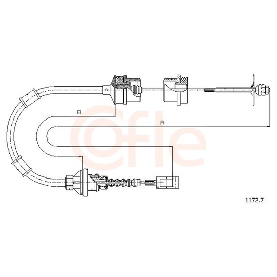 92.1172.7 - Clutch Cable 