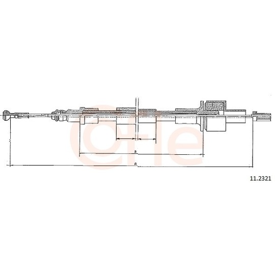 92.11.2321 - Clutch Cable 