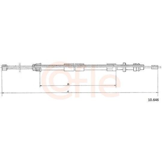 92.10.646 - Cable, parking brake 