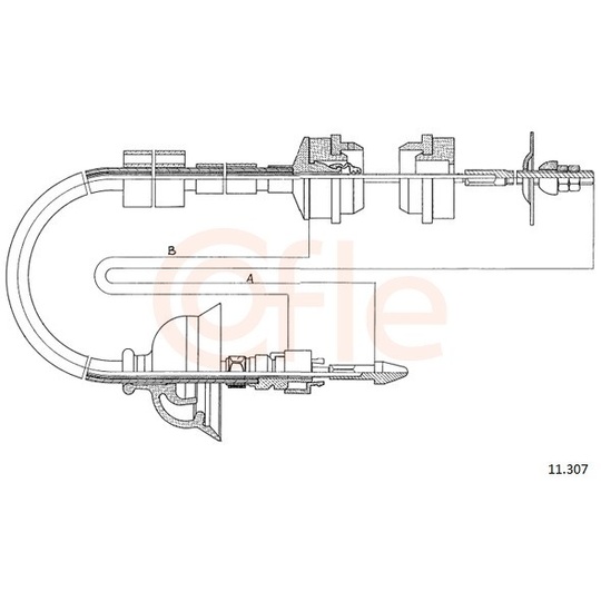 92.11.307 - Clutch Cable 