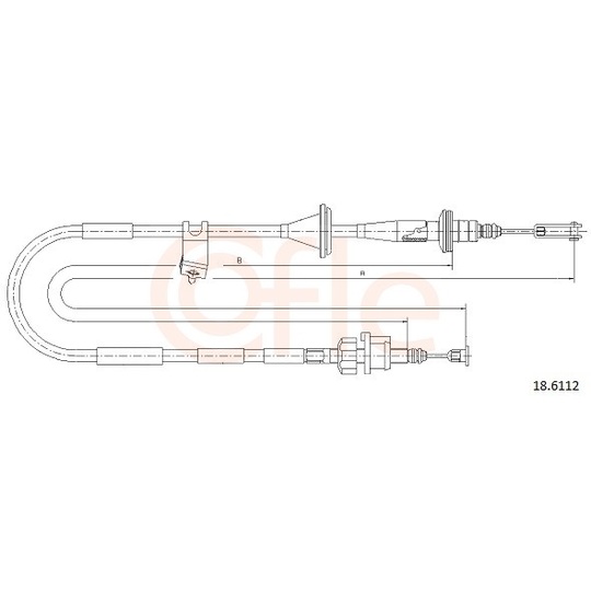 92.18.6112 - Clutch Cable 