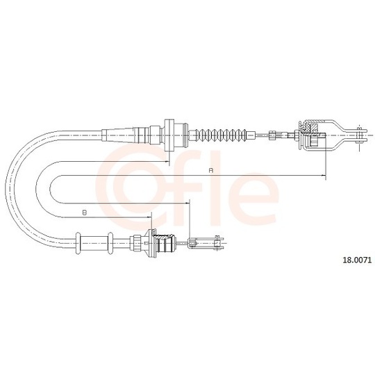 92.18.0071 - Clutch Cable 