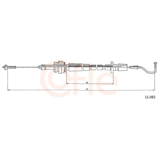 92.11.082 - Accelerator Cable 