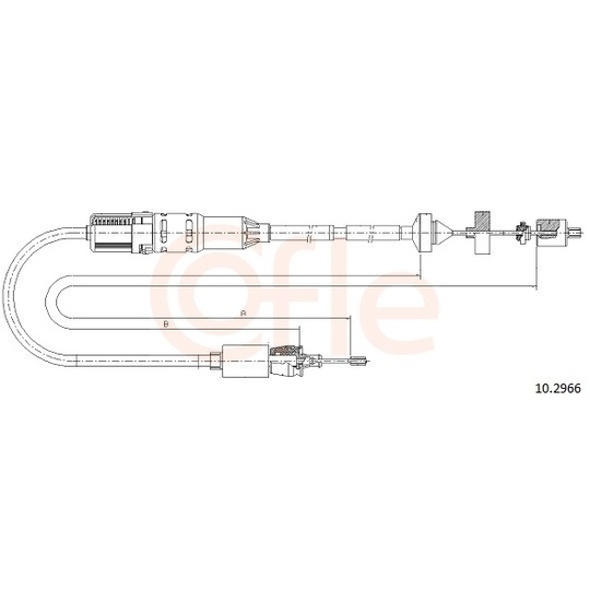 92.10.2966 - Clutch Cable 