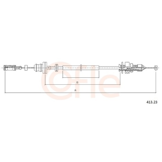 92.413.23 - Accelerator Cable 