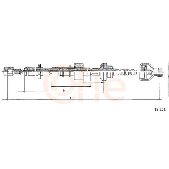 92.18.251 - Clutch Cable 