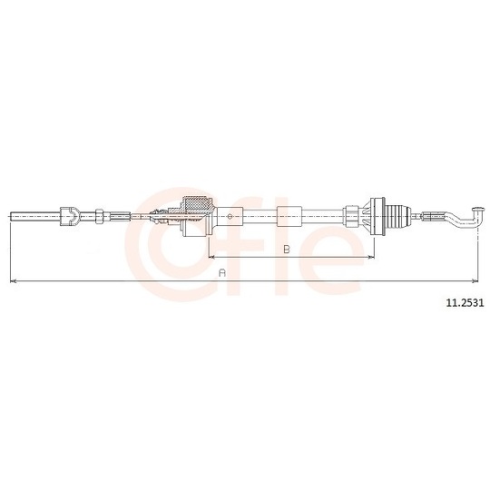 92.11.2531 - Clutch Cable 