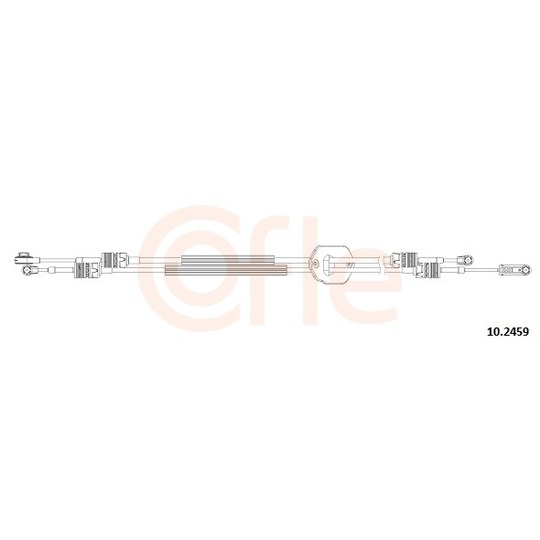 92.10.2459 - Cable, manual transmission 