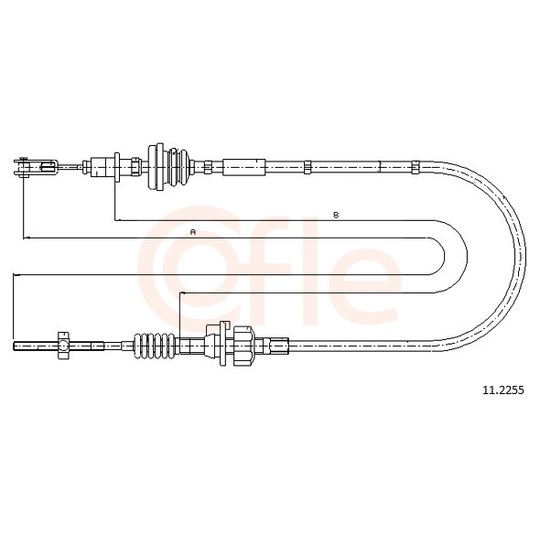 92.11.2255 - Clutch Cable 