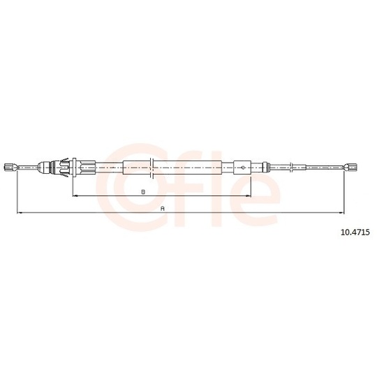 92.10.4715 - Cable, parking brake 