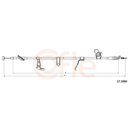 92.17.5060 - Cable, parking brake 