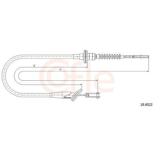 92.18.6022 - Clutch Cable 