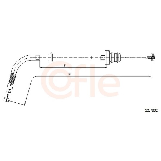 92.12.7302 - Accelerator Cable 