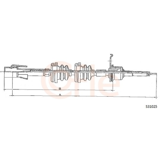 92.S31025 - Tacho Shaft 