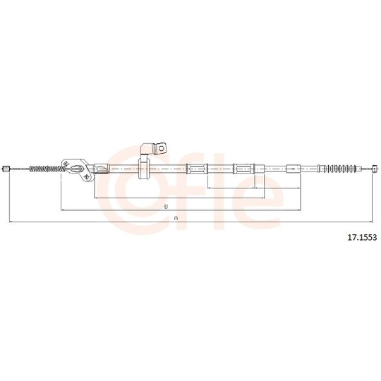 92.17.1553 - Cable, parking brake 