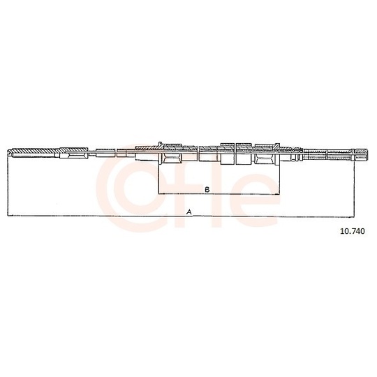 92.10.740 - Cable, parking brake 