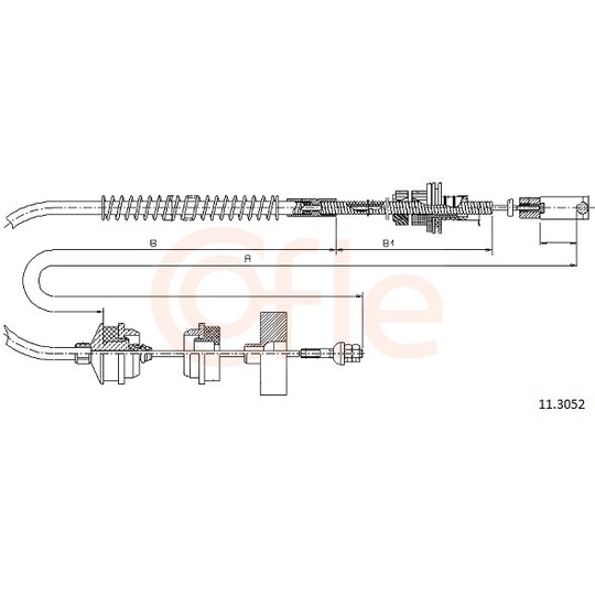 92.11.3052 - Clutch Cable 