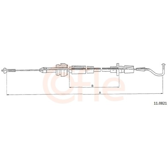 92.11.0821 - Accelerator Cable 