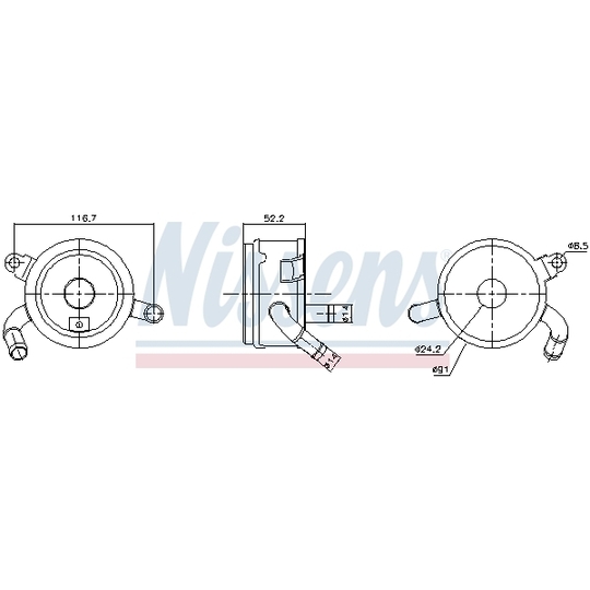 91365 - Oil Cooler, engine oil 