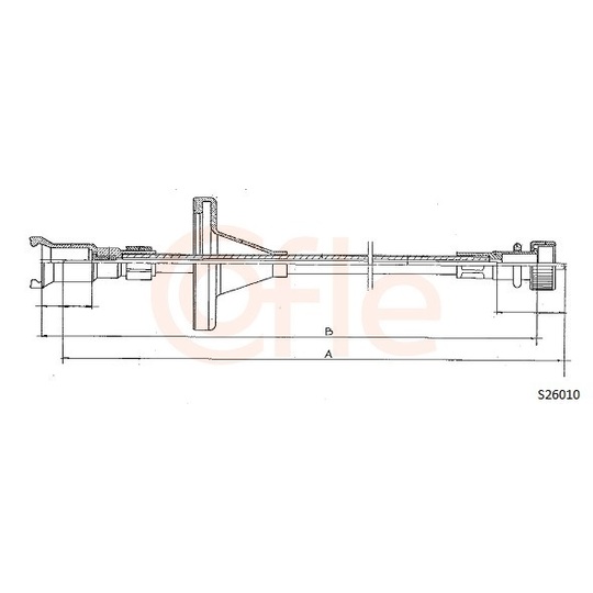 92.S26010 - Tacho Shaft 