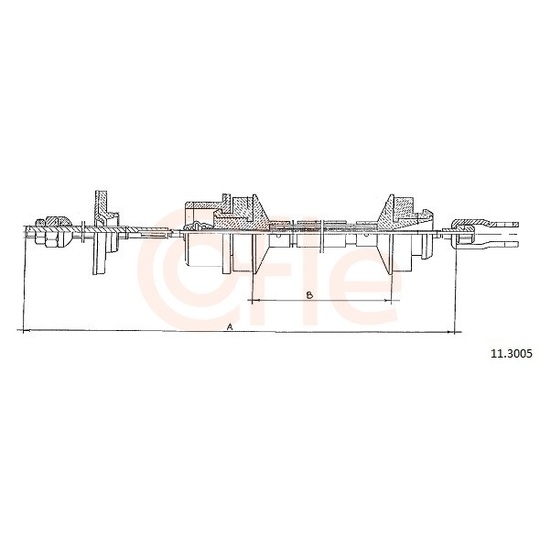 92.11.3005 - Clutch Cable 