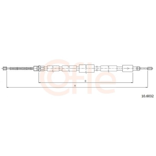 92.10.6032 - Cable, parking brake 