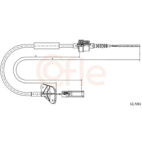 92.12.7201 - Clutch Cable 