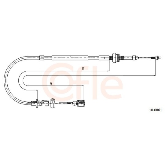 92.10.0861 - Accelerator Cable 