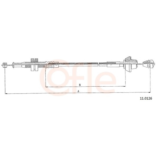 92.11.0126 - Accelerator Cable 