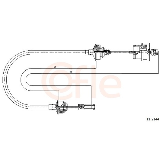 92.11.2144 - Clutch Cable 