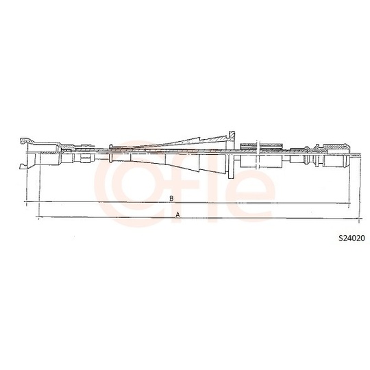 92.S24020 - Tacho Shaft 