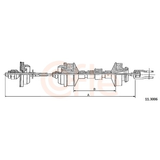 92.11.3006 - Clutch Cable 