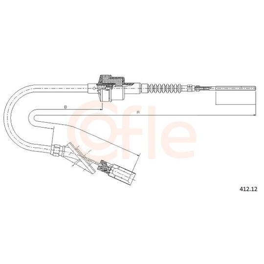 92.412.12 - Clutch Cable 