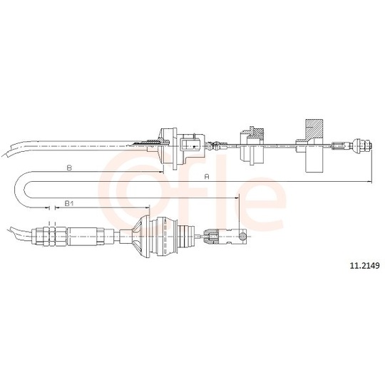 92.11.2149 - Clutch Cable 