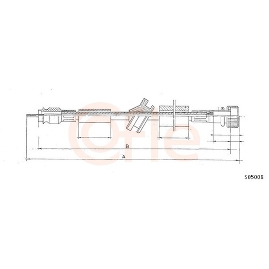 92.S05008 - Hastighetsmätaraxel 