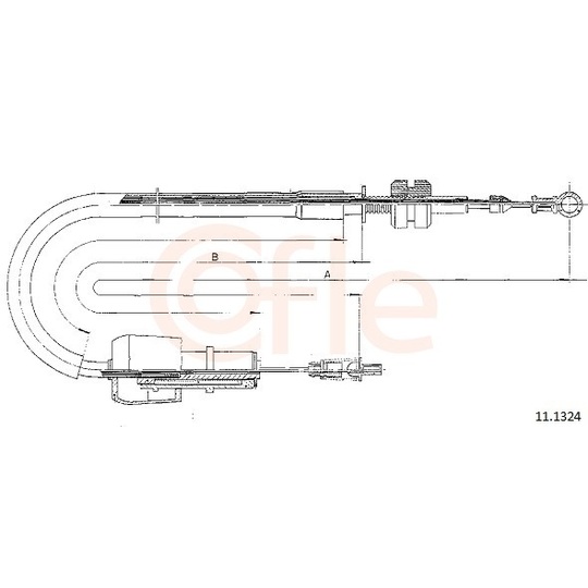 92.11.1324 - Accelerator Cable 