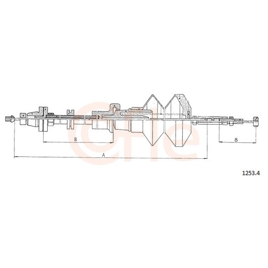 92.1253.4 - Accelerator Cable 