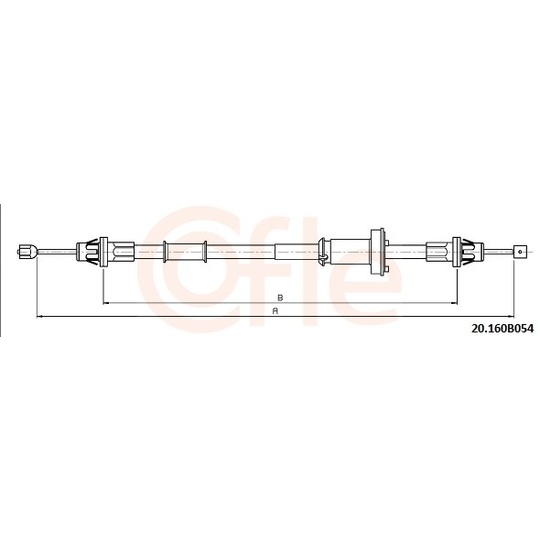Cable, parking brake